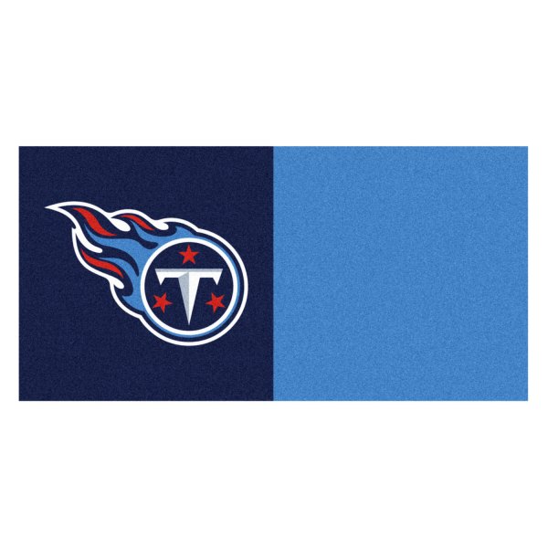 FanMats® - Tennessee Titans 18" x 18" Nylon Face Team Carpet Tiles with "Comet T" Logo