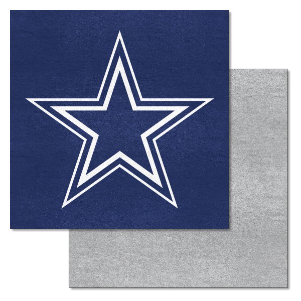 FanMats® - Dallas Cowboys 18" x 18" Nylon Face Team Carpet Tiles with "Star" Logo