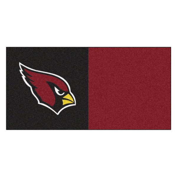 FanMats® - Arizona Cardinals 18" x 18" Nylon Face Team Carpet Tiles with "Cardinal" Logo