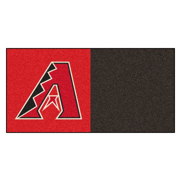 FanMats® - Arizona Diamondbacks 18" x 18" Nylon Face Team Carpet Tiles with "Stylized A" Primary Logo