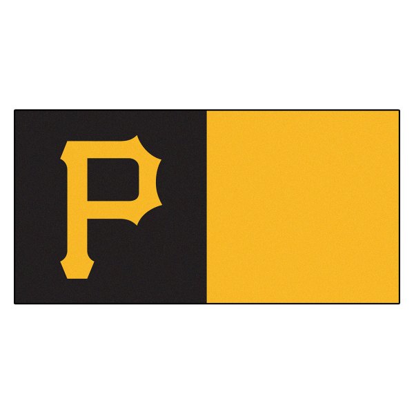 FanMats® - Pittsburgh Pirates 18" x 18" Nylon Face Team Carpet Tiles with "P" Logo