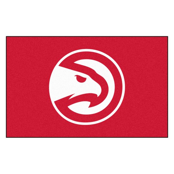 FanMats® - Atlanta Hawks 60" x 96" Nylon Face Ulti-Mat with "Hawk" Primary Icon
