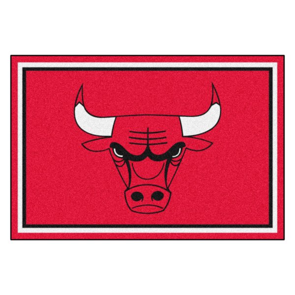 FanMats® - Chicago Bulls 60" x 96" Nylon Face Ultra Plush Floor Rug with "Bull" Logo