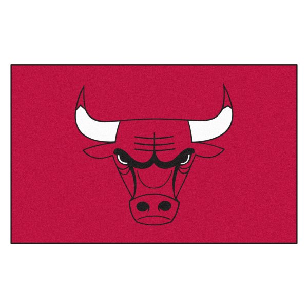 FanMats® - Chicago Bulls 60" x 96" Nylon Face Ulti-Mat with "Bull" Logo