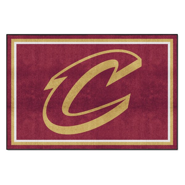 FanMats® - Cleveland Cavaliers 60" x 96" Nylon Face Ultra Plush Floor Rug with "C with Sword" Logo