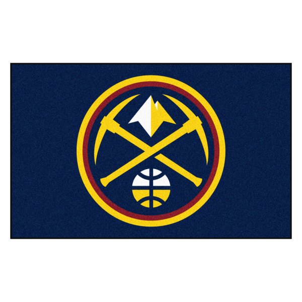 FanMats® - Denver Nuggets 60" x 96" Nylon Face Ulti-Mat with "Nuggets" Primary Logo