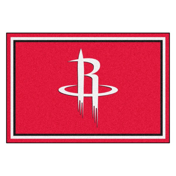 FanMats® - Houston Rockets 60" x 96" Nylon Face Ultra Plush Floor Rug with "R" Logo