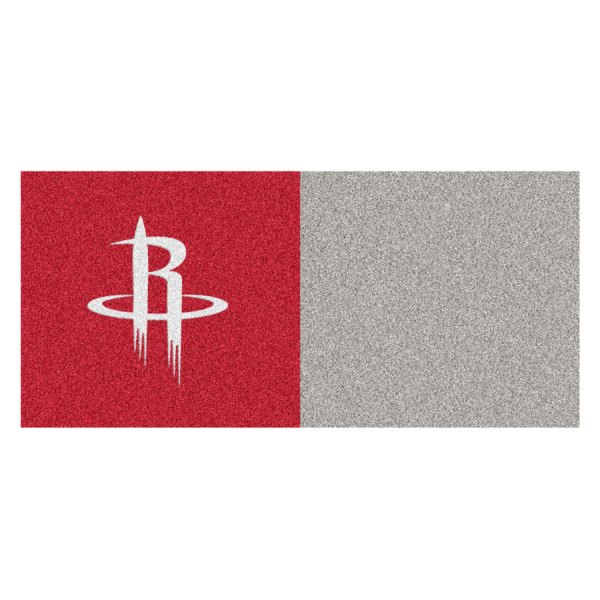 FanMats® - Houston Rockets 18" x 18" Nylon Face Team Carpet Tiles with "R" Logo