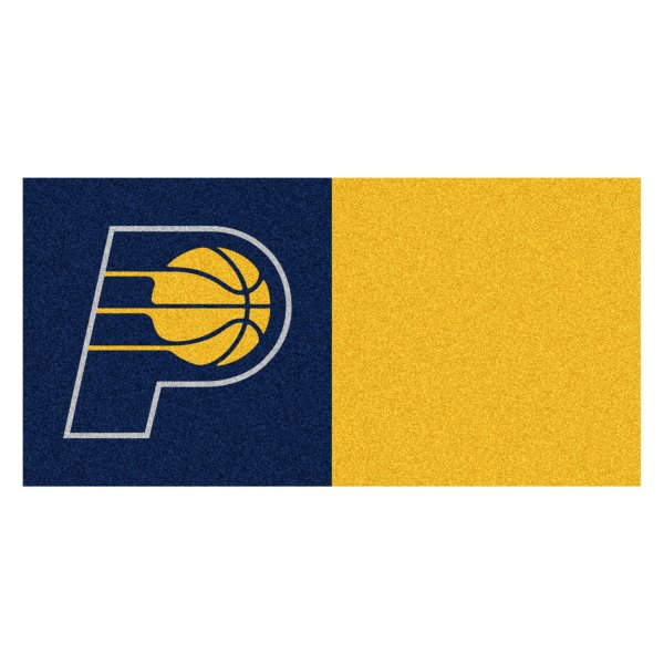 FanMats® - Indiana Pacers 18" x 18" Nylon Face Team Carpet Tiles with "P" Logo