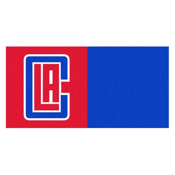 FanMats® - Los Angeles Clippers 18" x 18" Nylon Face Team Carpet Tiles with "LAC" Logo