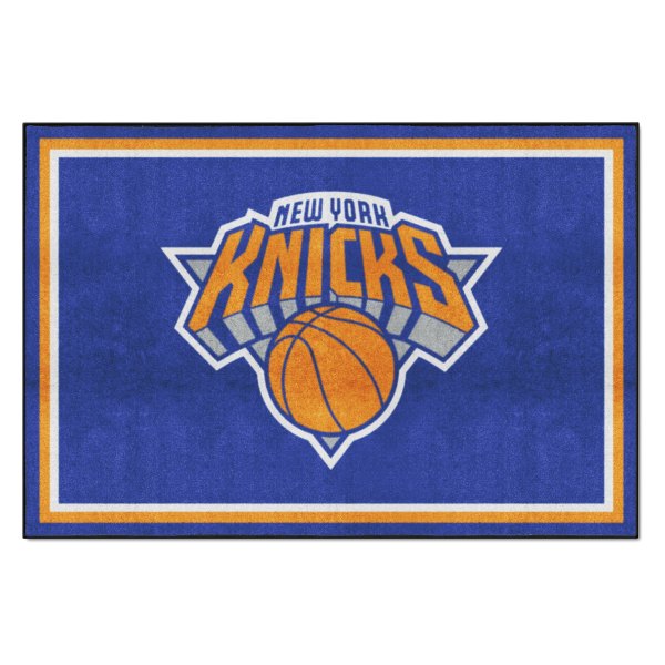 FanMats® - New York Knicks 60" x 96" Nylon Face Ultra Plush Floor Rug with "New York Knicks Icon" Logo