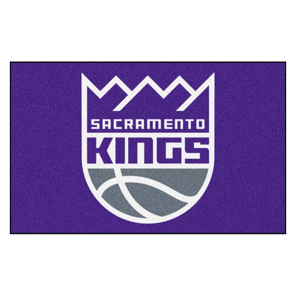 FanMats® - Sacramento Kings 60" x 96" Nylon Face Ulti-Mat with "Sacramento Kings Crown" Logo