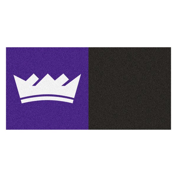 FanMats® - Sacramento Kings 18" x 18" Nylon Face Team Carpet Tiles with "Crown" Logo