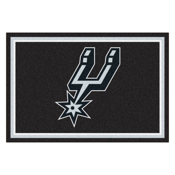 FanMats® - San Antonio Spurs 60" x 96" Nylon Face Ultra Plush Floor Rug with "Spurs" Logo