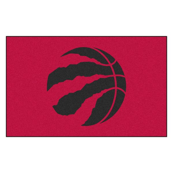 FanMats® - Toronto Raptors 60" x 96" Nylon Face Ulti-Mat with "Clawed Basketball" Primary Logo