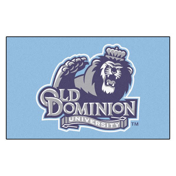 FanMats® - Old Dominion University 60" x 96" Nylon Face Ulti-Mat with "Lion & Wordmark" Logo