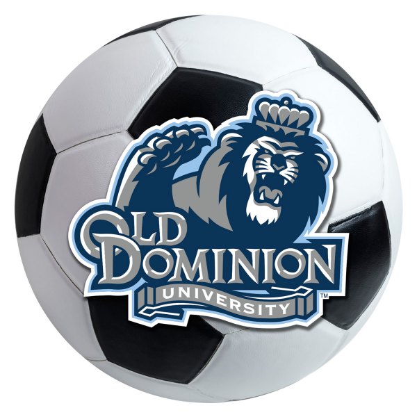 FanMats® - Old Dominion University 27" Dia Nylon Face Soccer Ball Floor Mat with "Lion & Wordmark" Logo