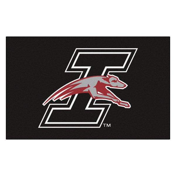 FanMats® - University of Indianapolis 60" x 96" Nylon Face Ulti-Mat with "I & Greyhound" Logo