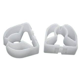 Fasteners Unlimited® - White Plastic Clamps for Command Fan/Bunk