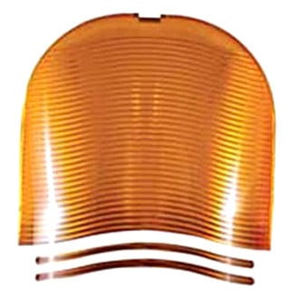 Fasteners Unlimited® - Replacement Oblong Amber Lens for Omega Porch Light