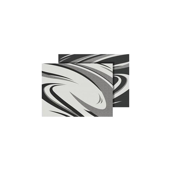 Faulkner® - 9'W x 18'L Black/Gray Polypropylene Reversible Patio Mat