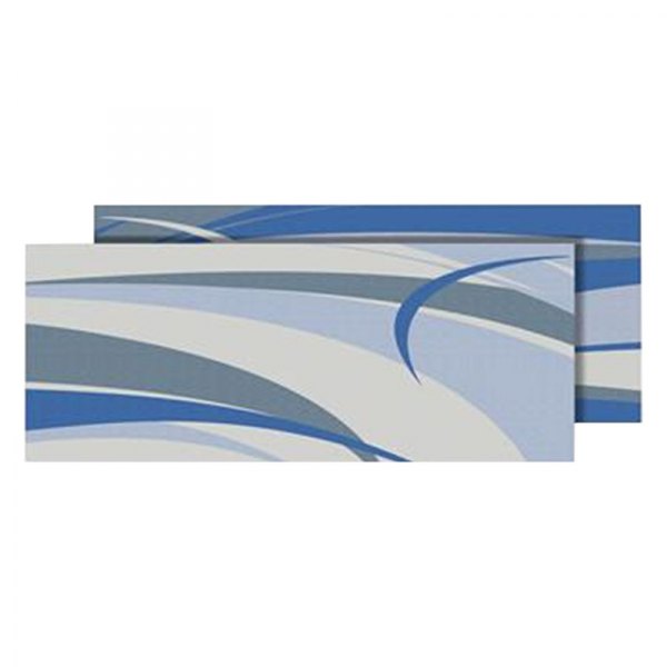 Faulkner® - 9'W x 12'L Blue/Gray Polypropylene Reversible Patio Mat