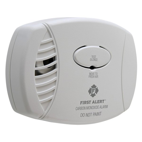 First Alert® - Basic™ White Plug-in Carbon Monoxide Alarm with Battery Backup