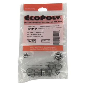 Flair-It® - 3/8" PEX Hose Clamp 10 Pieces