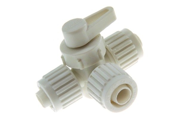 Flair-It® - 1/2" 3-Way Center Drain Valve (Bulk)