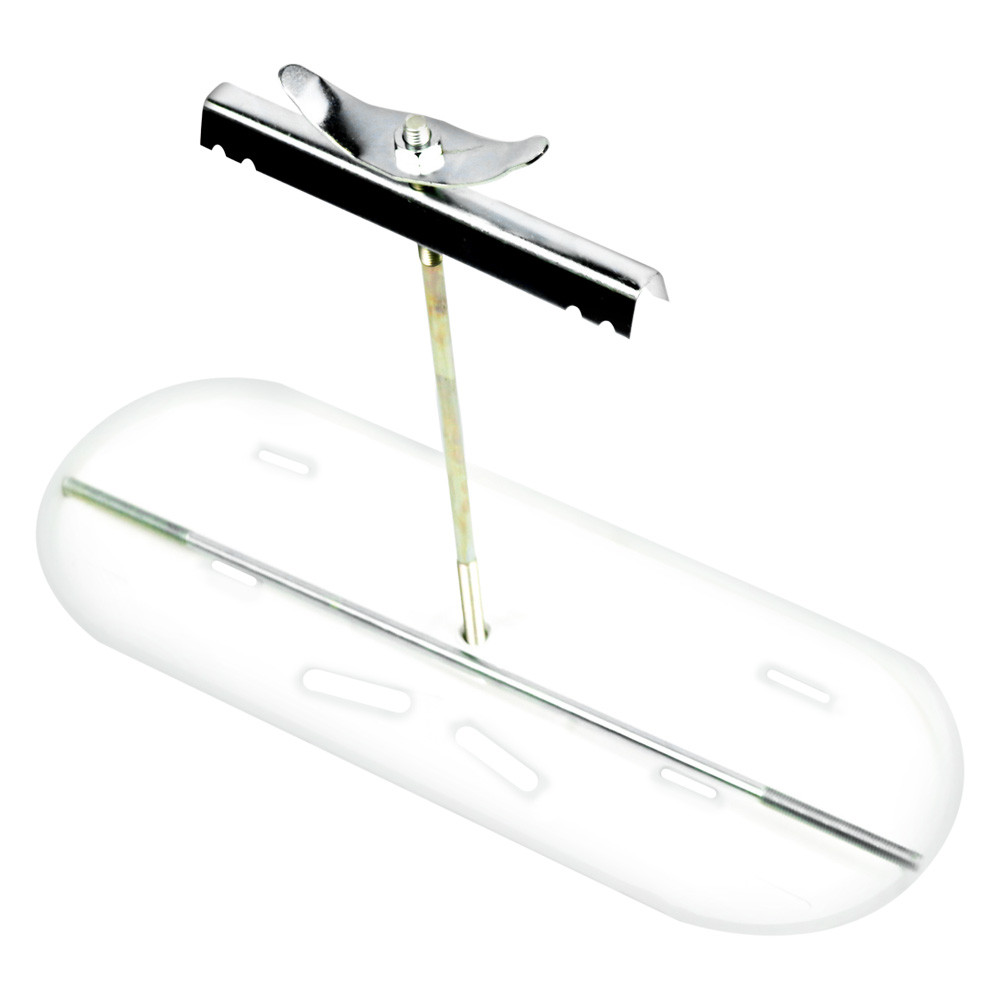 Fleming Sales® 16759 - White Stainless Steel Propane Tank Rack