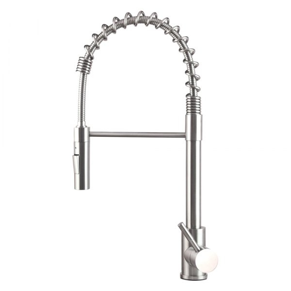 Flow Max® - Stainless Steel Kitchen Faucet with Lever Handle
