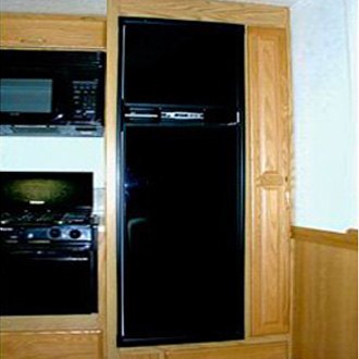 Fits NXA641/NXA841 Models Black Acrylic Norcold 636216 Refrigerator Door Panel-Upper 