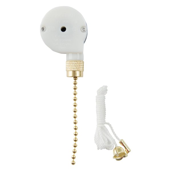 Gardner Bender® - Single SP3T Off/On/On/On Brass Circuit Pull-Chain Switch