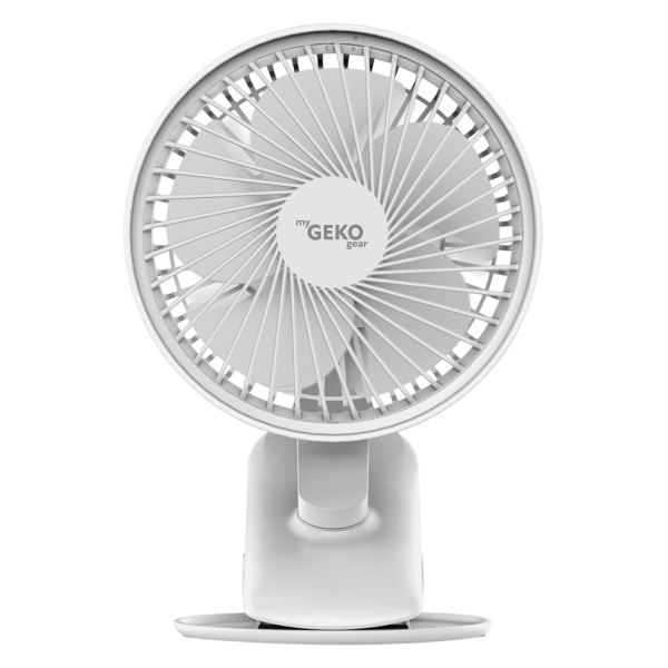 Geko® - Cyclone Fan Wireless Clip Fan with LED Light