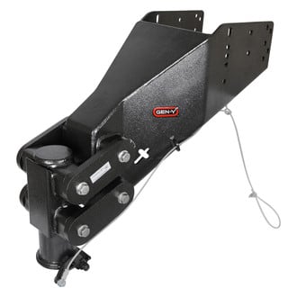 GEN-Y Hitch® - Executive™ 30.000 lb Towing 5th Wheel King Pin Box with Auto Latch Coupler & Cable