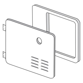 Girard 2gwhda6 Gshw 2 Water Heater Access Door For Atwood 6 Gal Water Heater Camperid Com