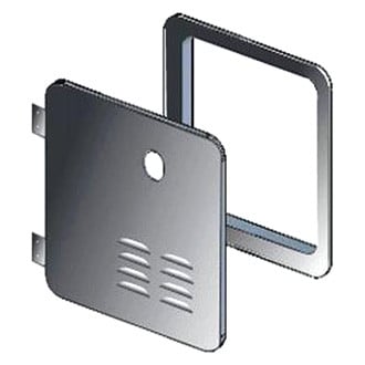 Girard® - GSHW-2 Black RV Water Heater Access Door for Atwood/ Suburban 10 gal. Water Heater