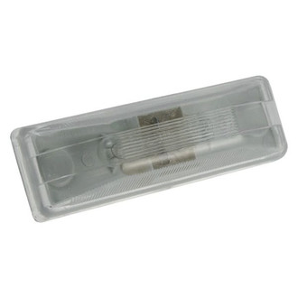 Grote® - Rectangular Clear Lens White Case Porch Light