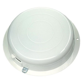 Grote® 61161 - Round Surface Mount Incandescent Single Bulb Overhead Dome Light with Switch (5.8" Dia x 1.7"D)