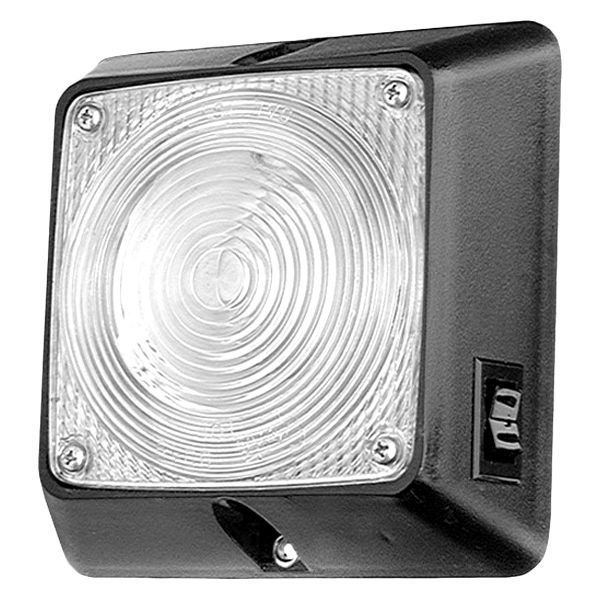 Grote® - Square Surface Mount Single Bulb Overhead Dome Light with Switch (5.8"L x 1.6"W)