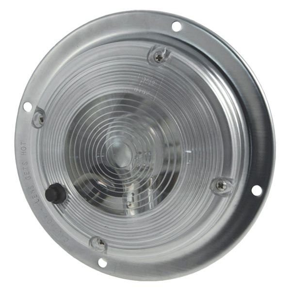 Grote® - Chrome Clear Incandescent Surface Mount Dome Light With Switch
