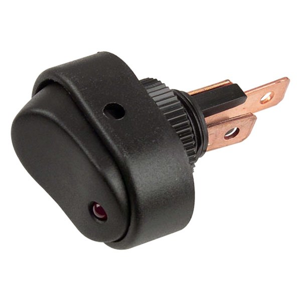 Grote® - SPST On/Off Black LED Rocker Switch