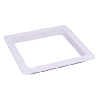 Heng's® - White Roof Vent Trim Ring with Radius Corners