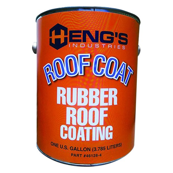 Heng's® - 128 oz. Fibered EPDM Rubber White Roof Coating