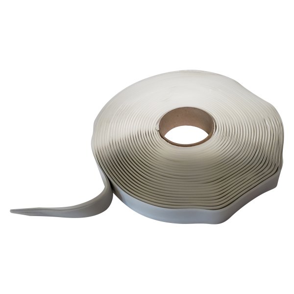 Heng's® - Metal/EPDM Rubber White Non-Trimmable Roll Tape (1/8"T x 3/4"W x 30'L)