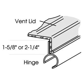 Heng's® - Amber Roof Vent Lid for Heng's/Elixir Old Style Series 20000 Roof Vents
