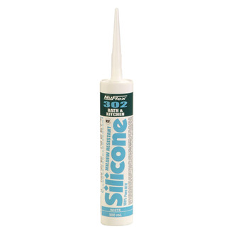 Heng's® - Nuflex™ 302 10 oz. Silicone Silver Sealant