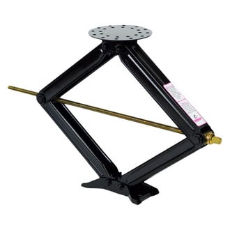 Husky Towing® - 30" 5000 lb Black Standard Leveling Jack