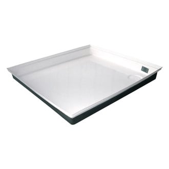 Icon Technologies® - Polar White Rectangular Shower Pan (24"L x 27"W)