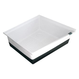 Icon Technologies® - Polar White Rectangular Shower Pan (23"L x 24"W)